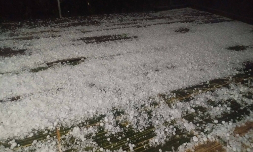 Hailstorms hit Hanoi and Cao Bang
