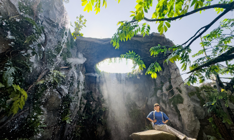 Admire a 6,5 m High Waterfall at a Cafe in Ho Chi Minh City