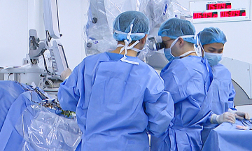 Paralysis on one side due to recurrent stroke