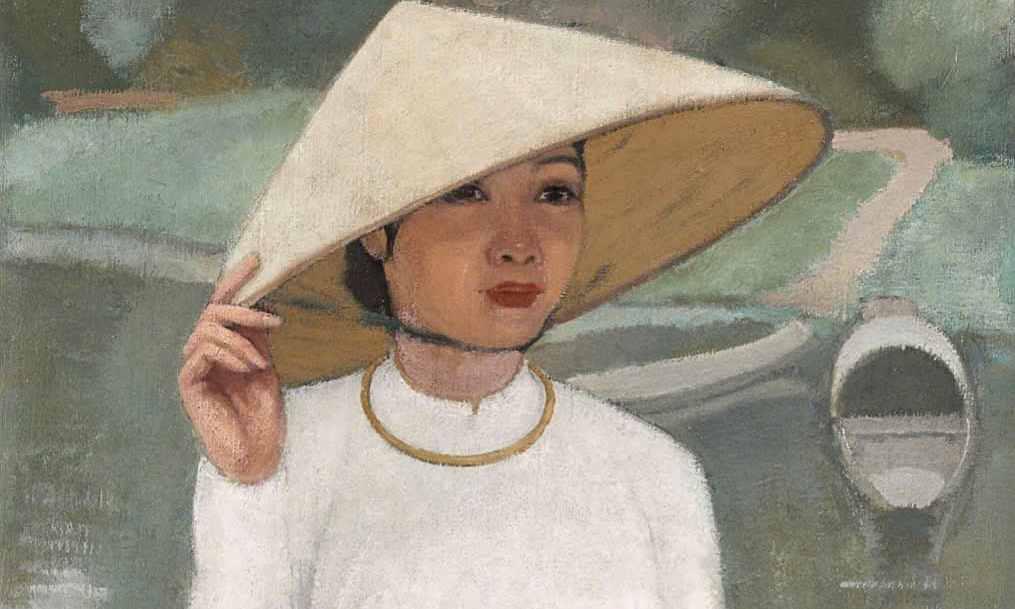 The beauty of young women in painter Mai Trung Thu's art