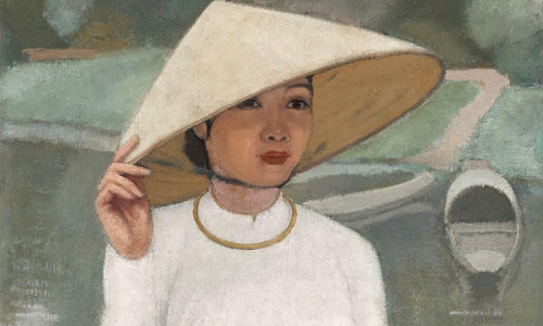 The beauty of young women in painter Mai Trung Thu's art