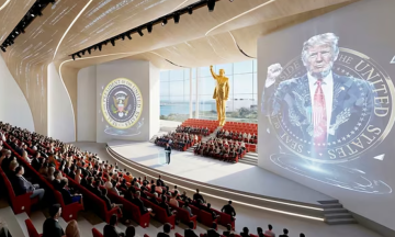 Trump unveils idea to feature presidential jet in his presidential library