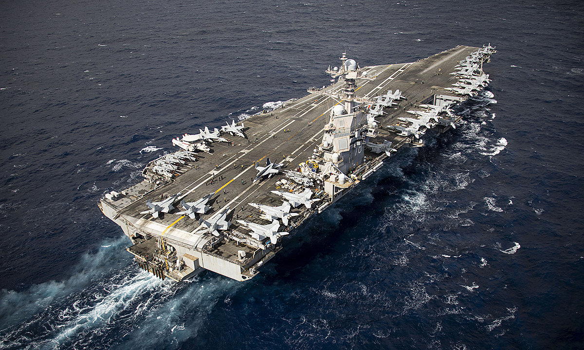 US's $13 billion supercarrier returns to sea after repairs