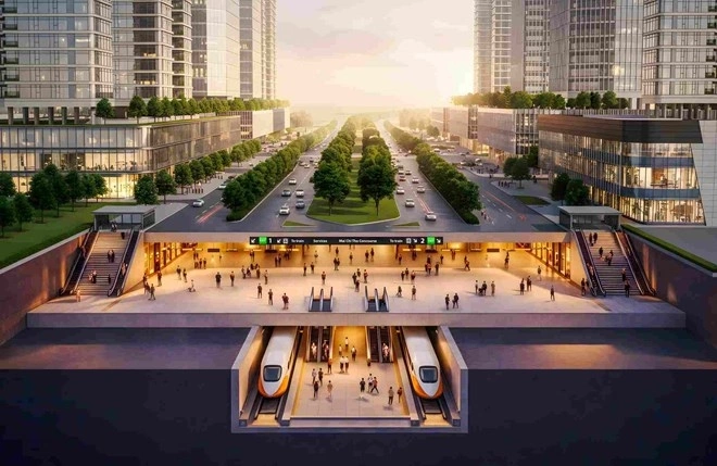 Ben Thanh - Thu Thiem metro, expressway connecting Long Thanh airport to break ground on April 30