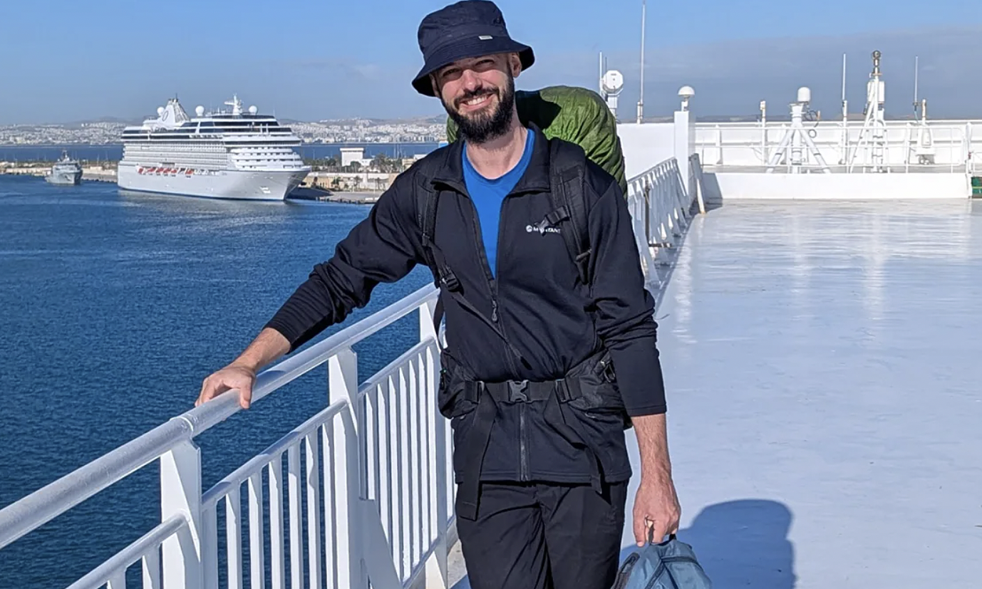 Man quits job to travel the world