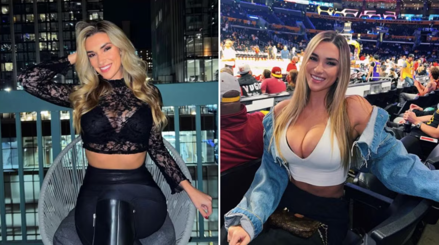 Former US volleyball star Kayla Simmons sparks online sensation