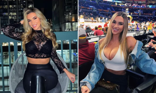 Former US volleyball star Kayla Simmons sparks online sensation