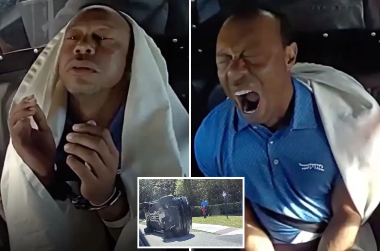 Police release video of Tiger Woods' arrest