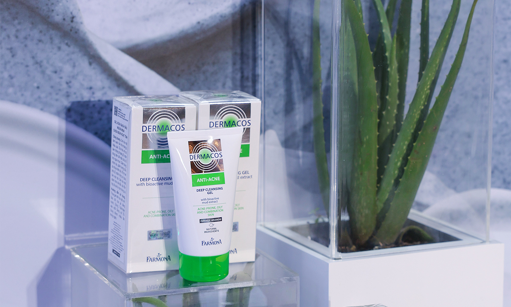 Farmona Dermacos natural acne skincare trio