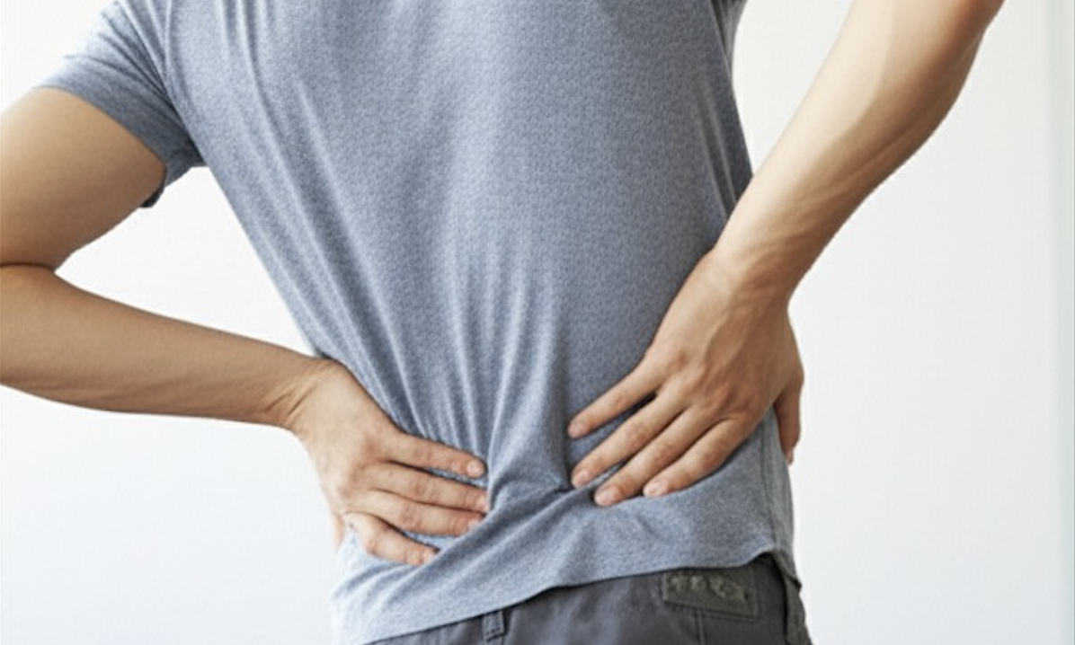 What does lower back pain signify?