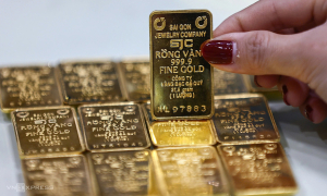 Gold bar price drops by nearly 1.5 million VND