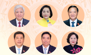 Six vice chairpersons of the national assembly for the 2026-2031 term
