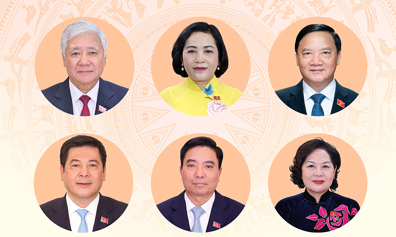 Six vice chairpersons of the national assembly for the 2026-2031 term