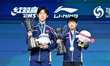 Wang Chuqin wins first table tennis World Cup title