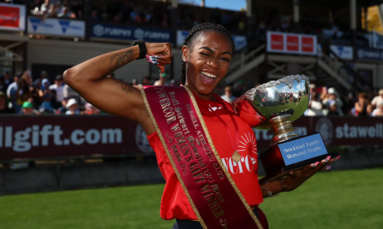 American speed star achieves feat despite starting last