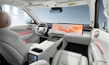 Business class interior in the Lynk & Co 900