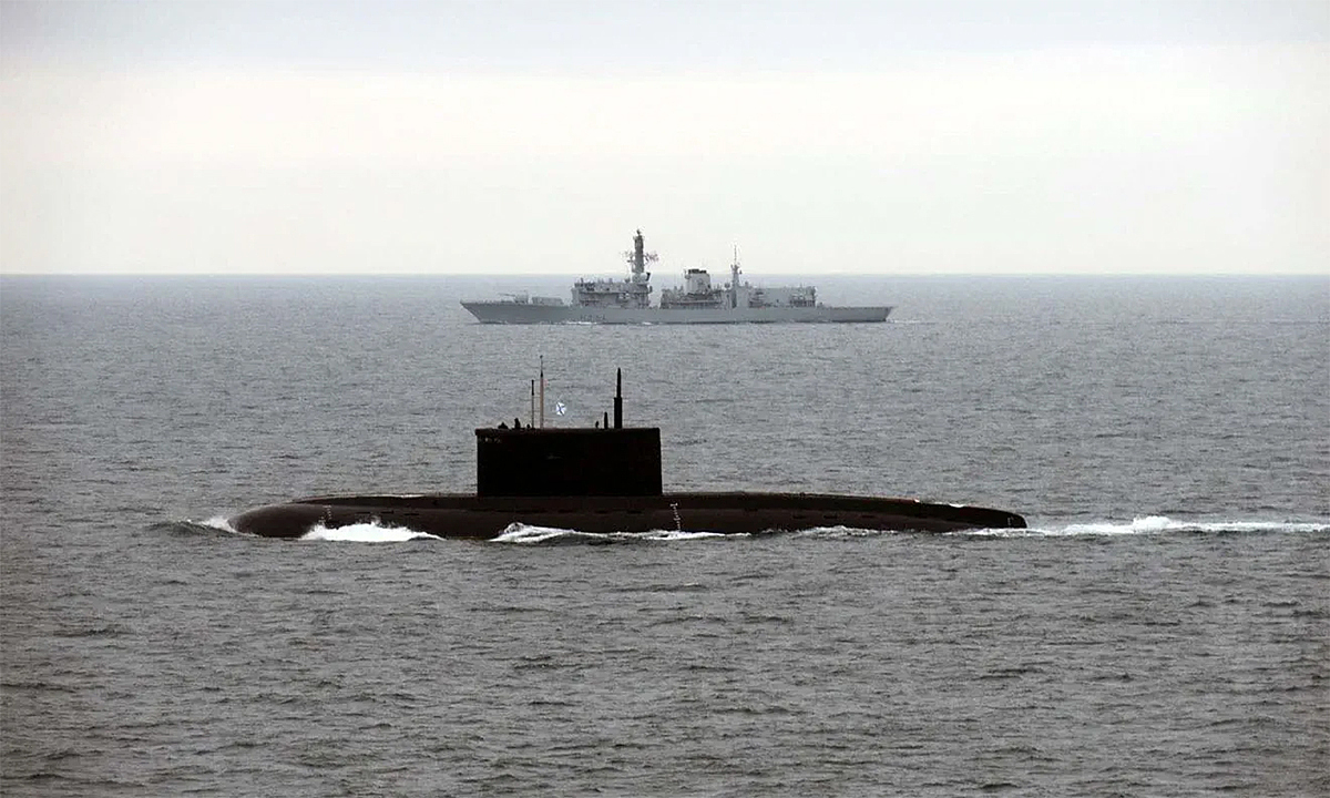UK detects 'three Russian submarines conducting secret operation'