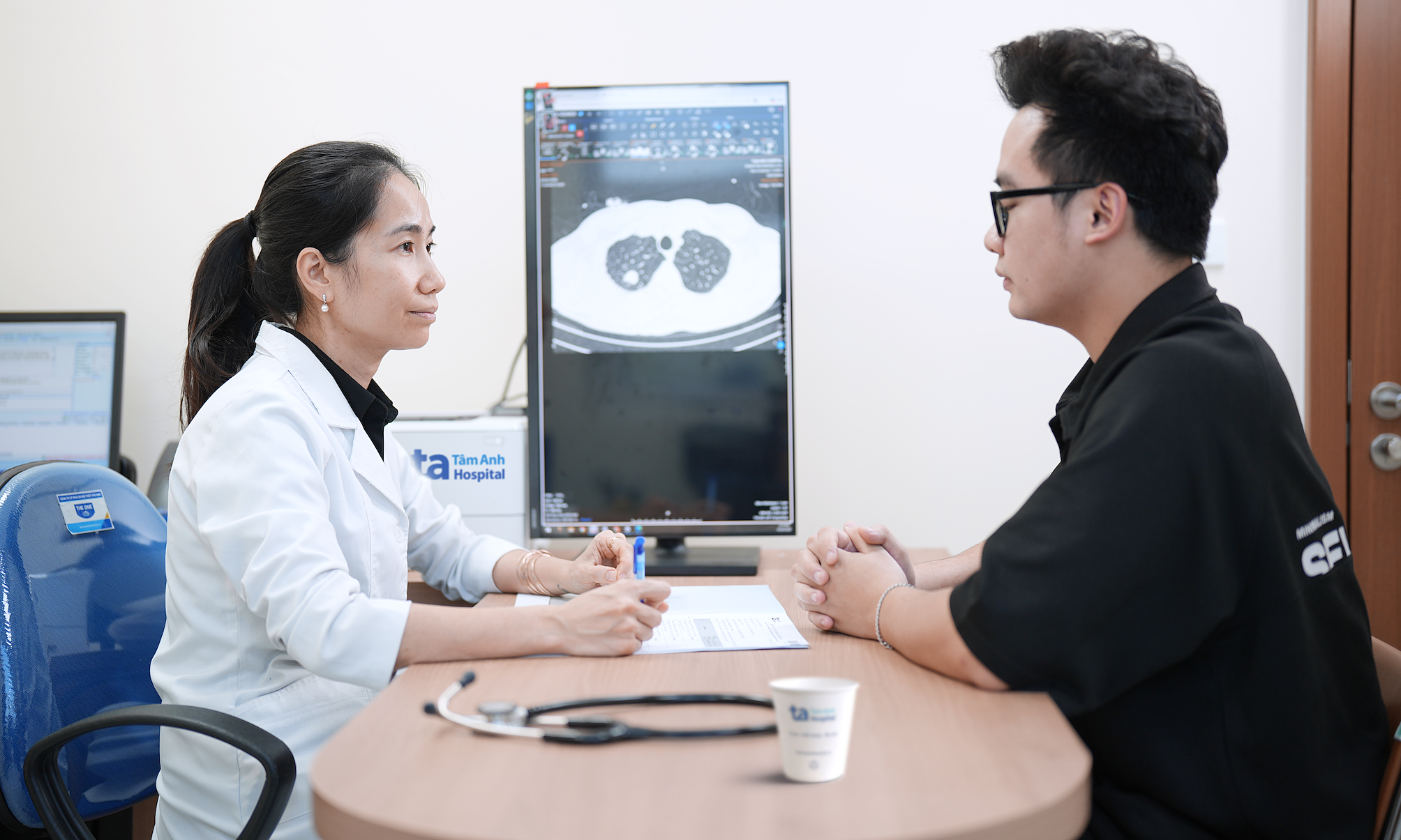 Can a heart patient undergo chemotherapy for lung cancer?