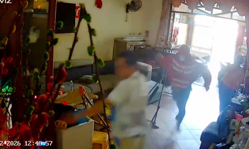 Masked assailant storms home, repeatedly slashes victim with knife