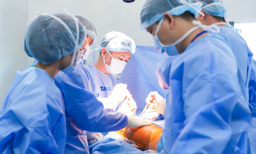 Hip replacement for elderly woman with multiple underlying conditions