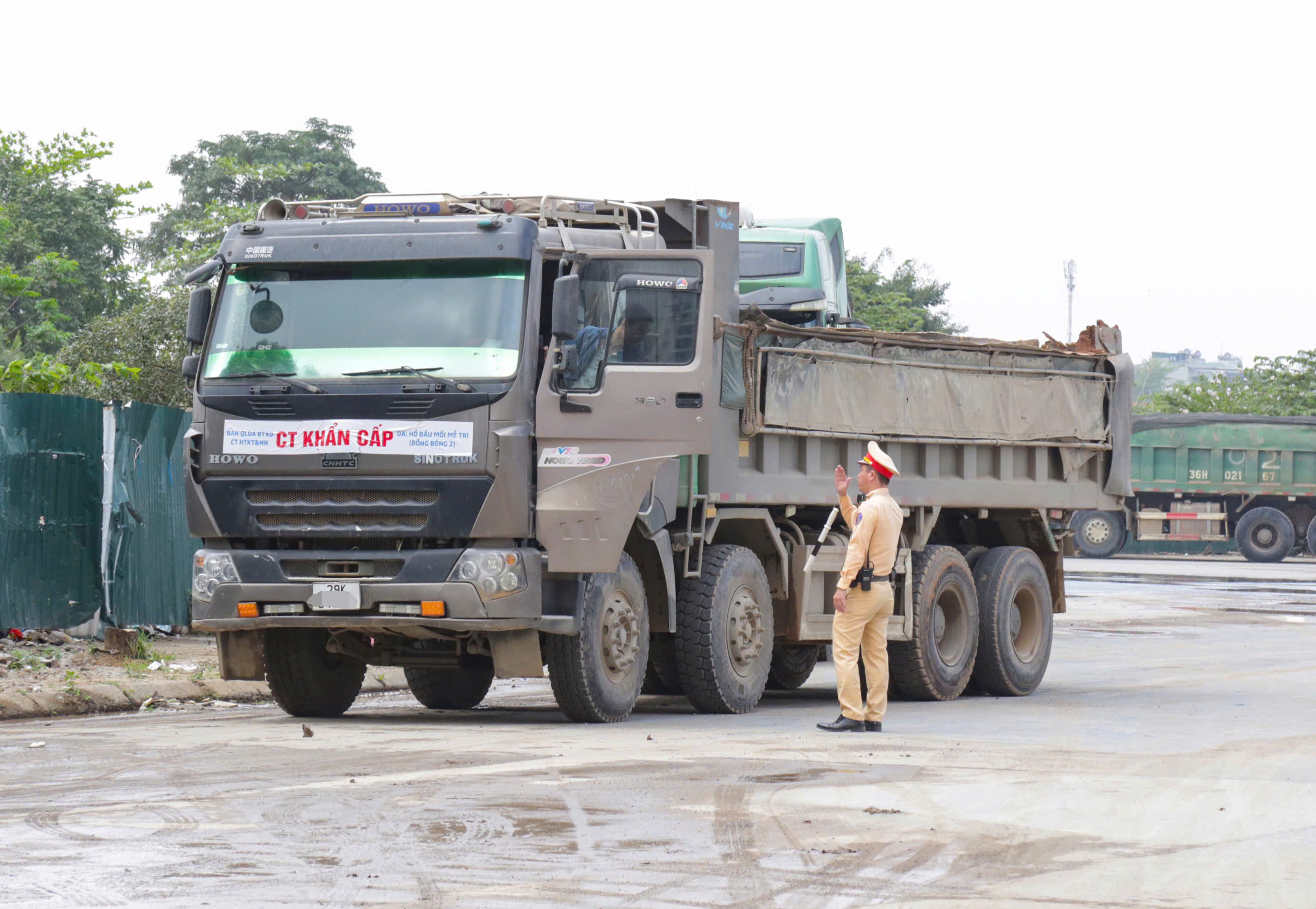 Traffic Police Department clamps down on dump trucks