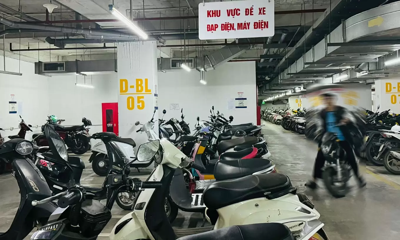Three challenges for apartment basements as electric motorbikes rapidly increase