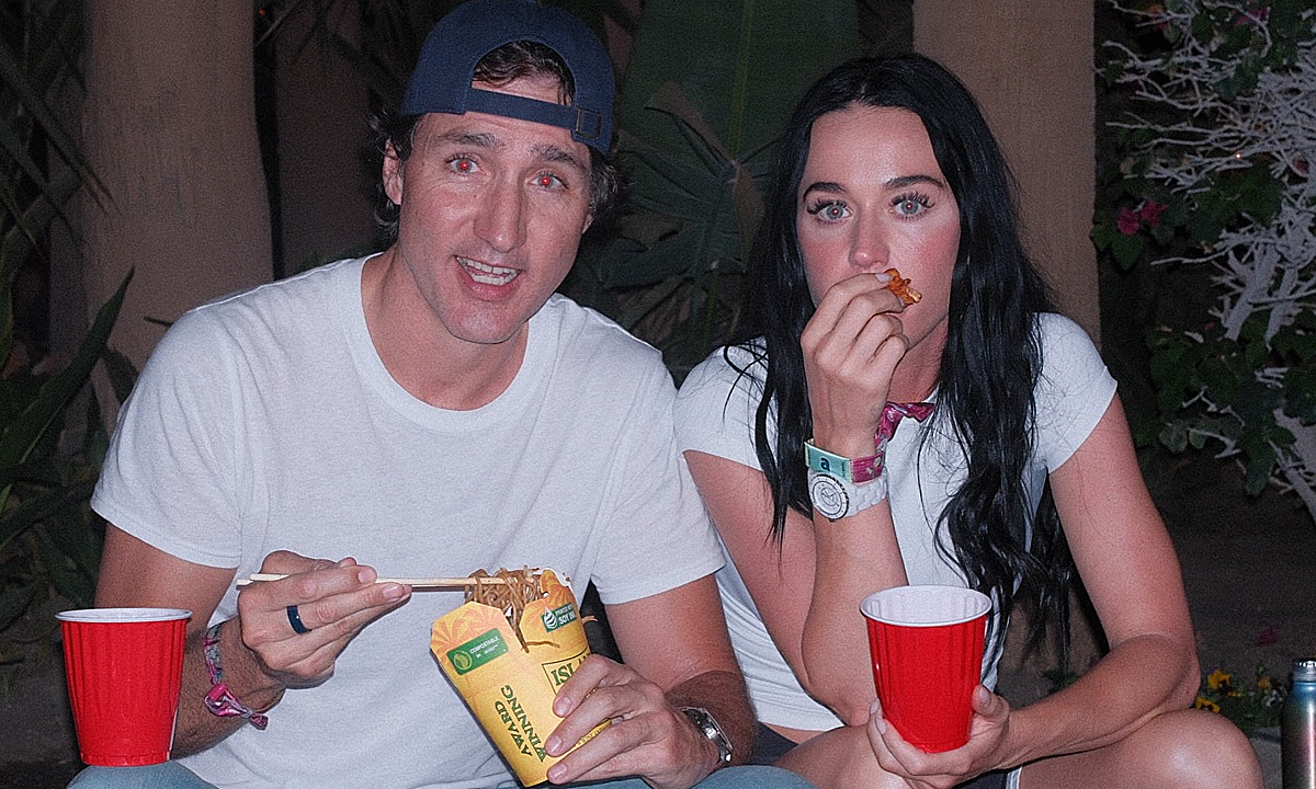 Katy Perry and former Canadian prime minister enjoy Coachella
