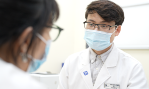 Hoarseness due to vocal cord polyp