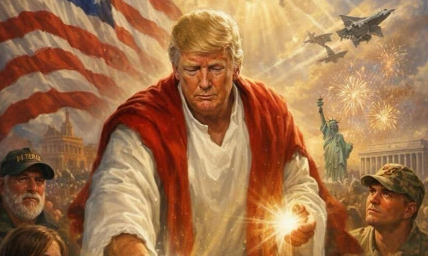 Trump deletes 'glowing hand' meme