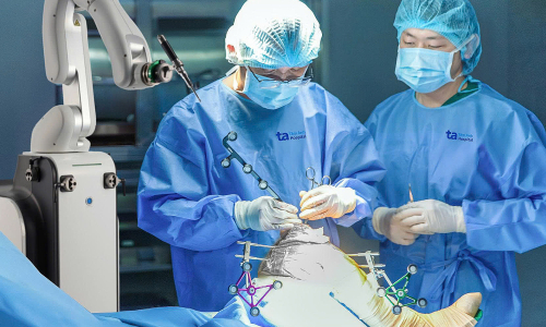 When is robotic knee replacement an option?