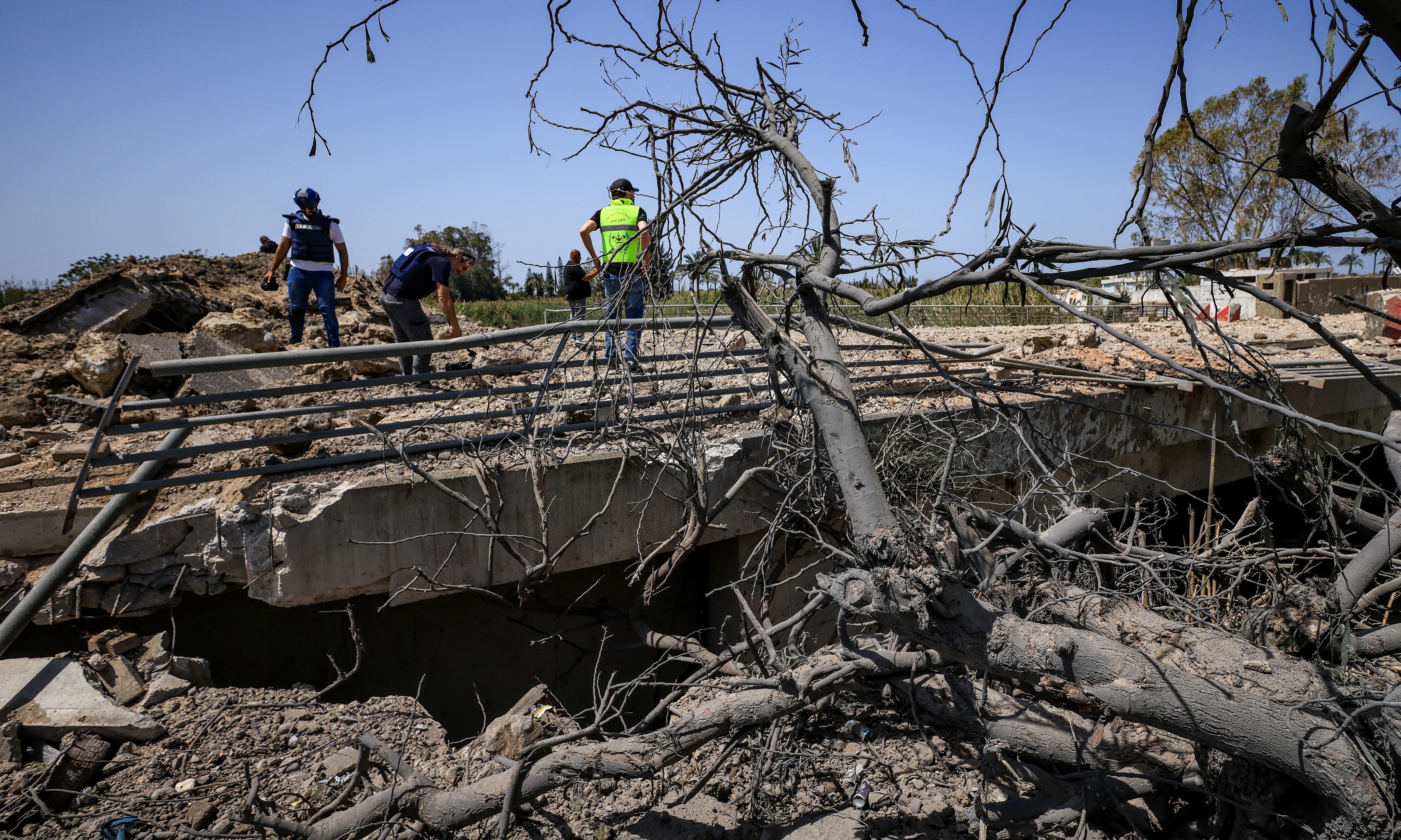 Israel accused of destroying bridge, isolating southern Lebanon