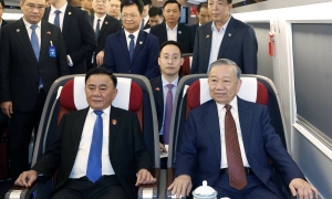 General Secretary, President To Lam visits Nam Ninh by high-speed train