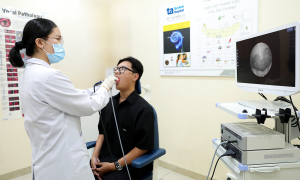 What does prolonged hoarseness indicate?