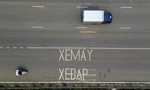 National Highway 1 through Hanoi: Current state before 10-lane expansion