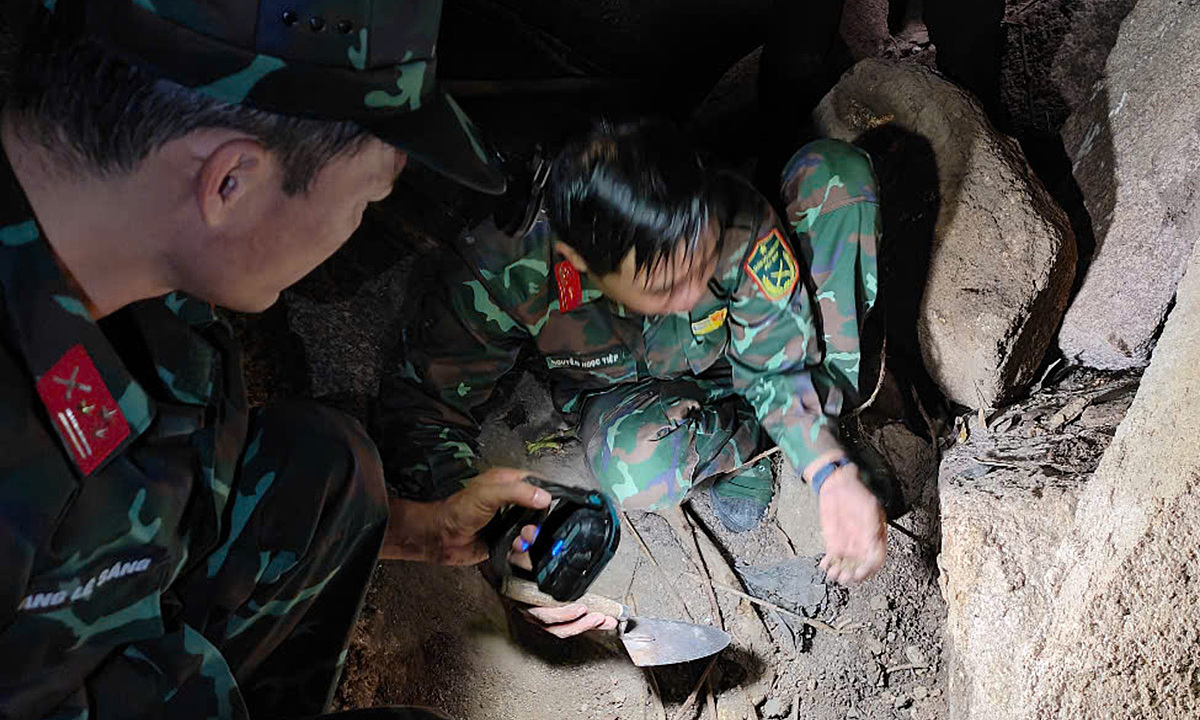 18 martyrs' remains found in a cave