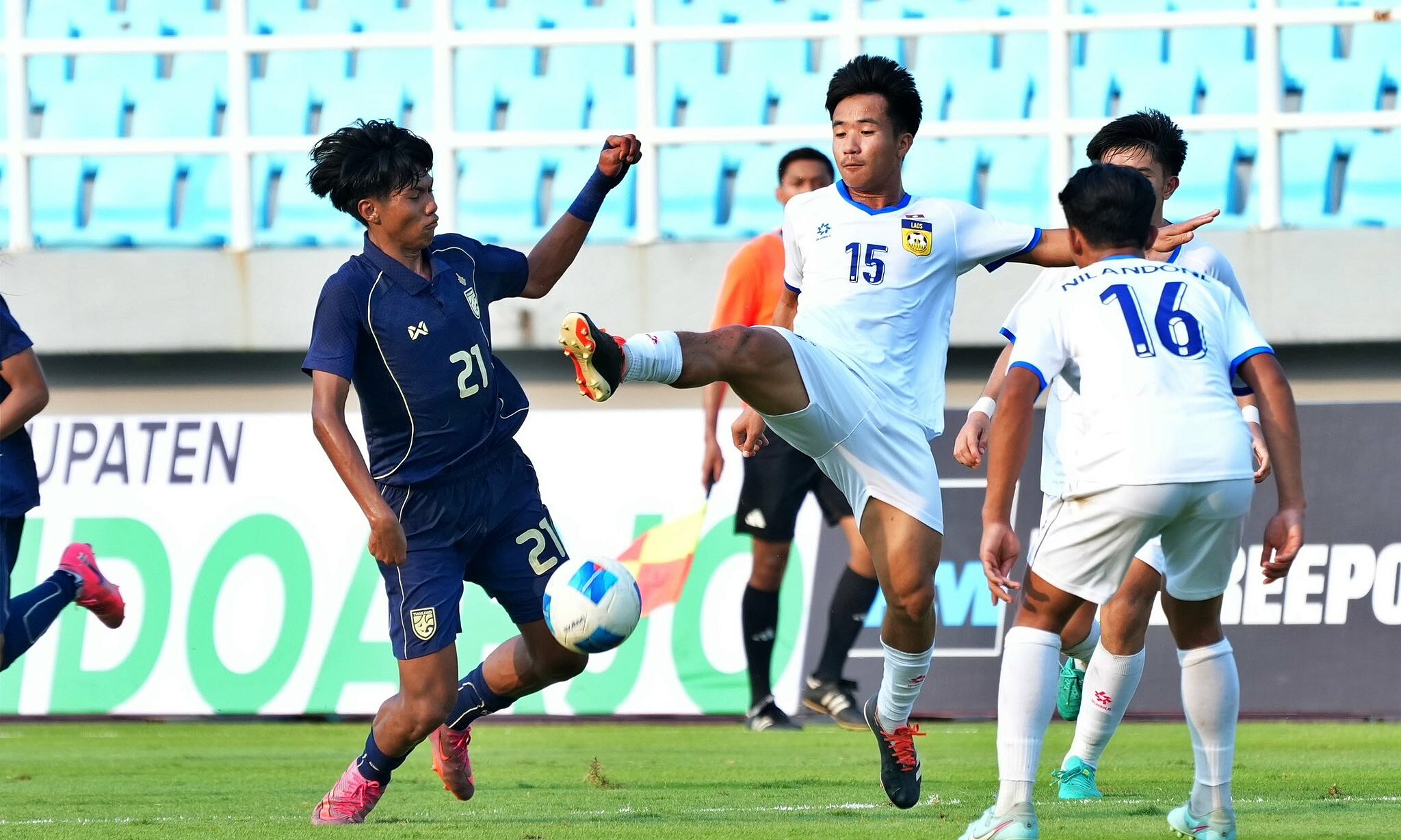 Laos eliminates Thailand from AFF U17 Championship