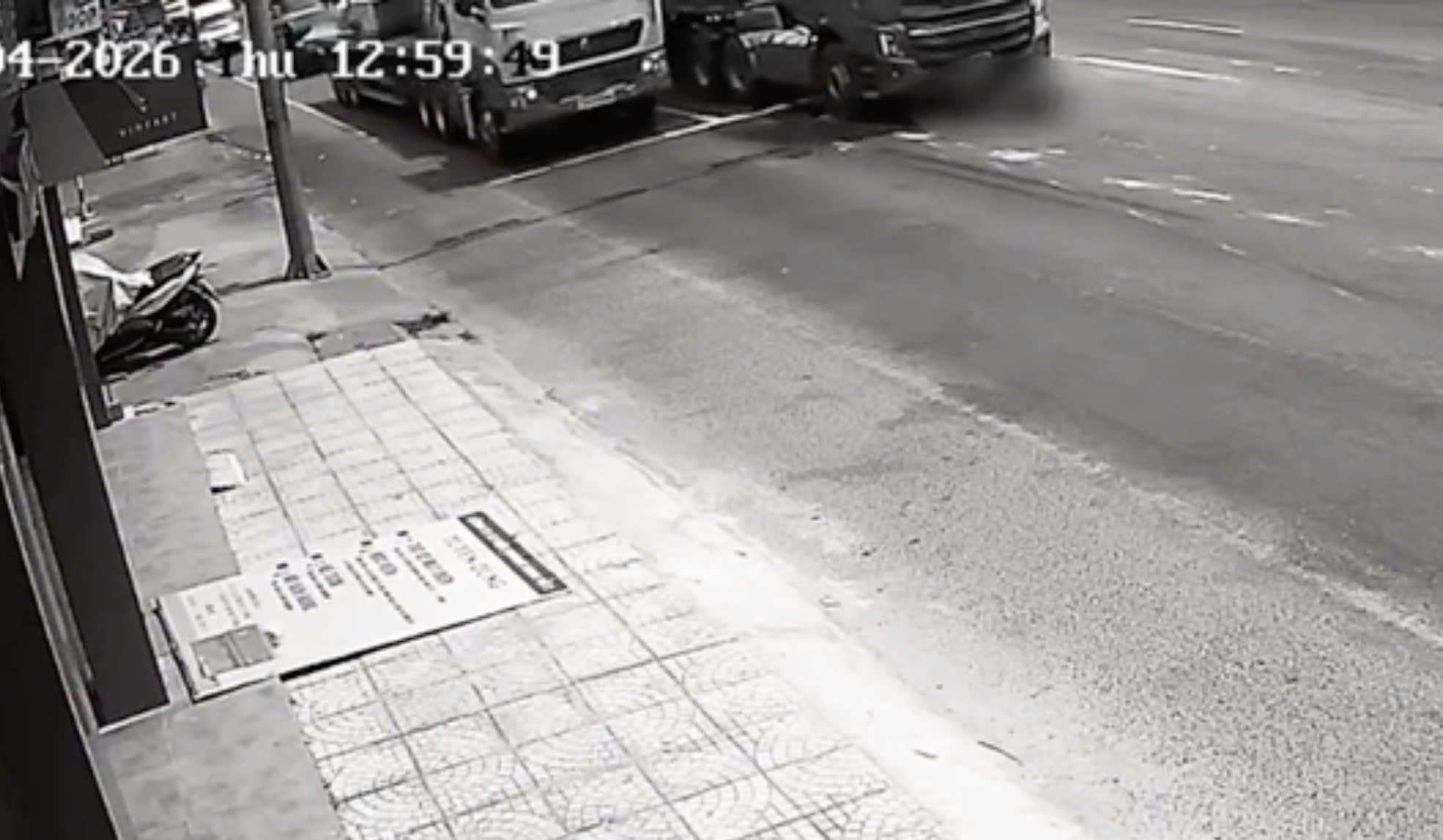 Man dies after pulling in front of truck and stopping