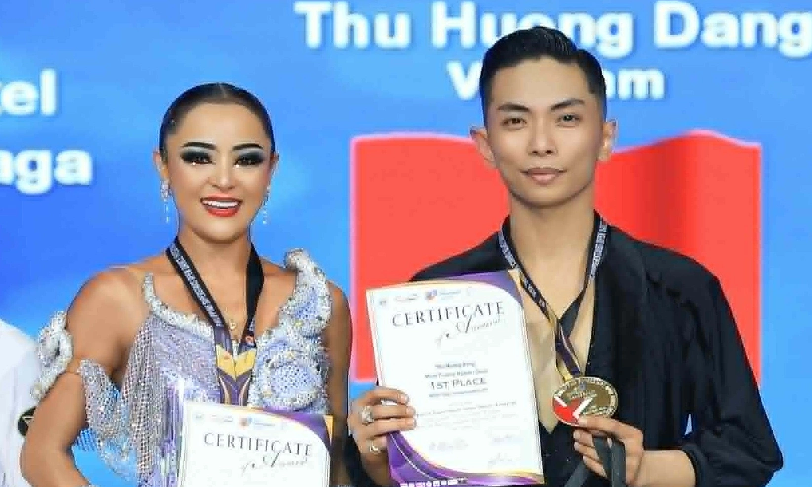 Phan Hien, Thu Huong achieve third hat-trick at Southeast Asian championship
