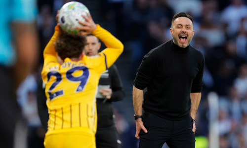 Coach De Zerbi does not believe Tottenham will be relegated