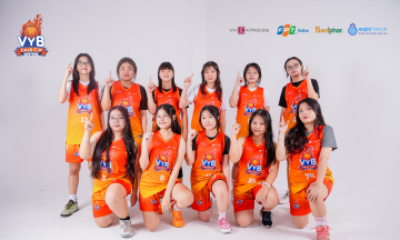 Mac Dinh Chi High School girls' team members make an impression at Media Day