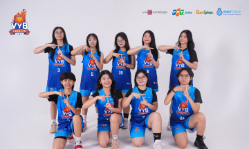 Tay Thanh female students' team spirit at media day