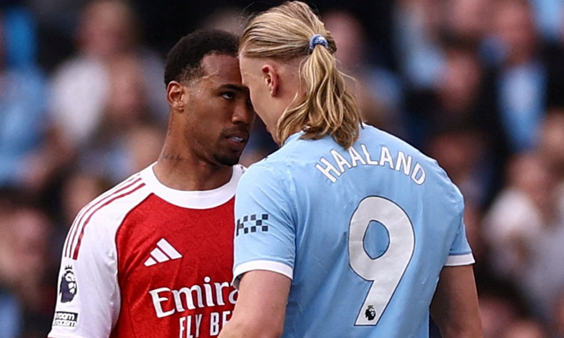 Haaland: 'My girlfriend doesn't like me clashing with Gabriel'