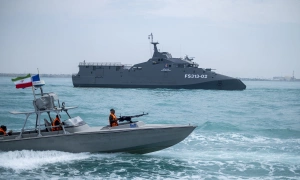 Iranian boats 'fire at container ship' near the Strait of Hormuz