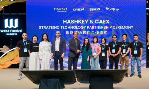 CAEX partners with HashKey to build a digital asset trading platform