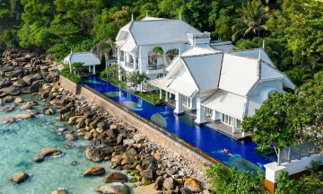 Summer retreat at a resort inspired by a classical university