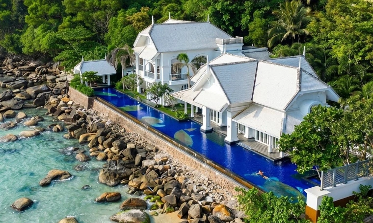 Summer retreat at a resort inspired by a classical university