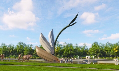 Ca Mau to build museum, erect 24-meter three-rice-grain symbol