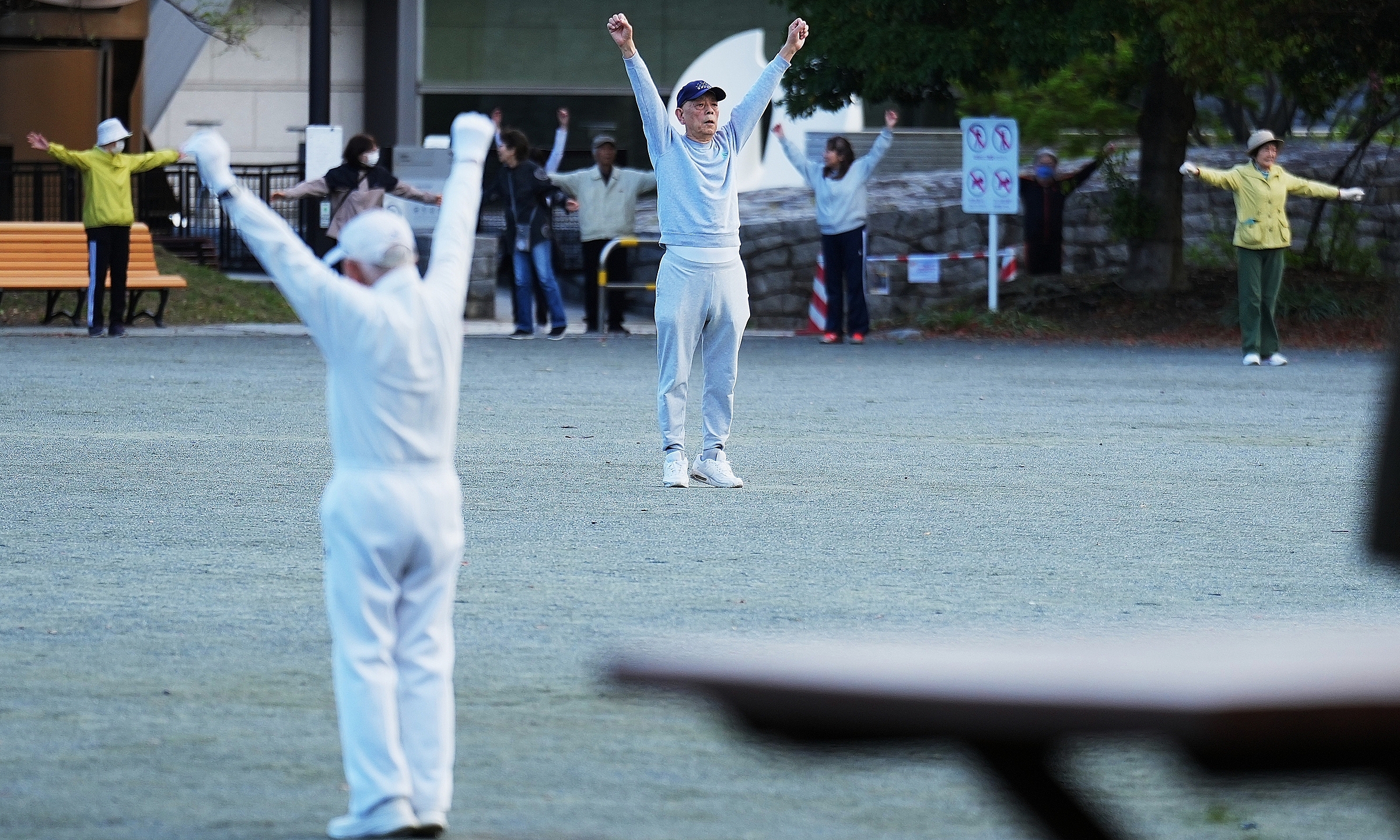 Japan's century-old morning radio exercise program