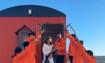 A wedding in the coldest place in the world