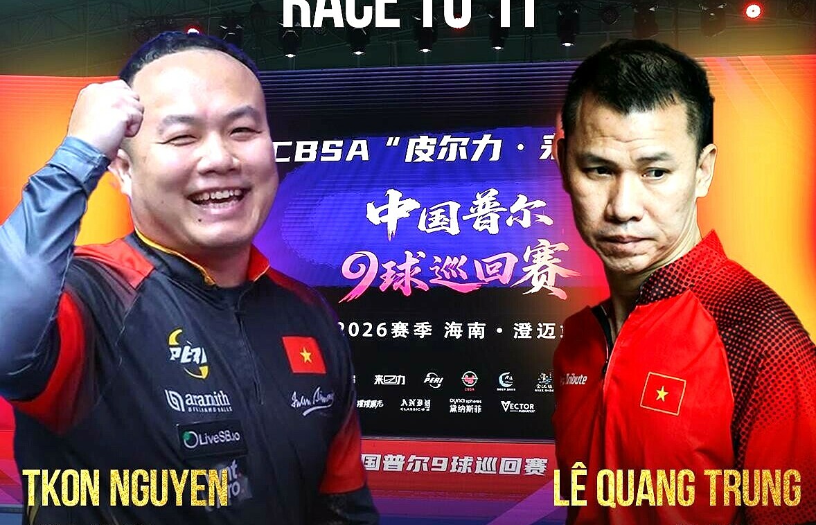 Billiards player Quang Trung: 'cannot abandon the self-respect of a Vietnamese person'